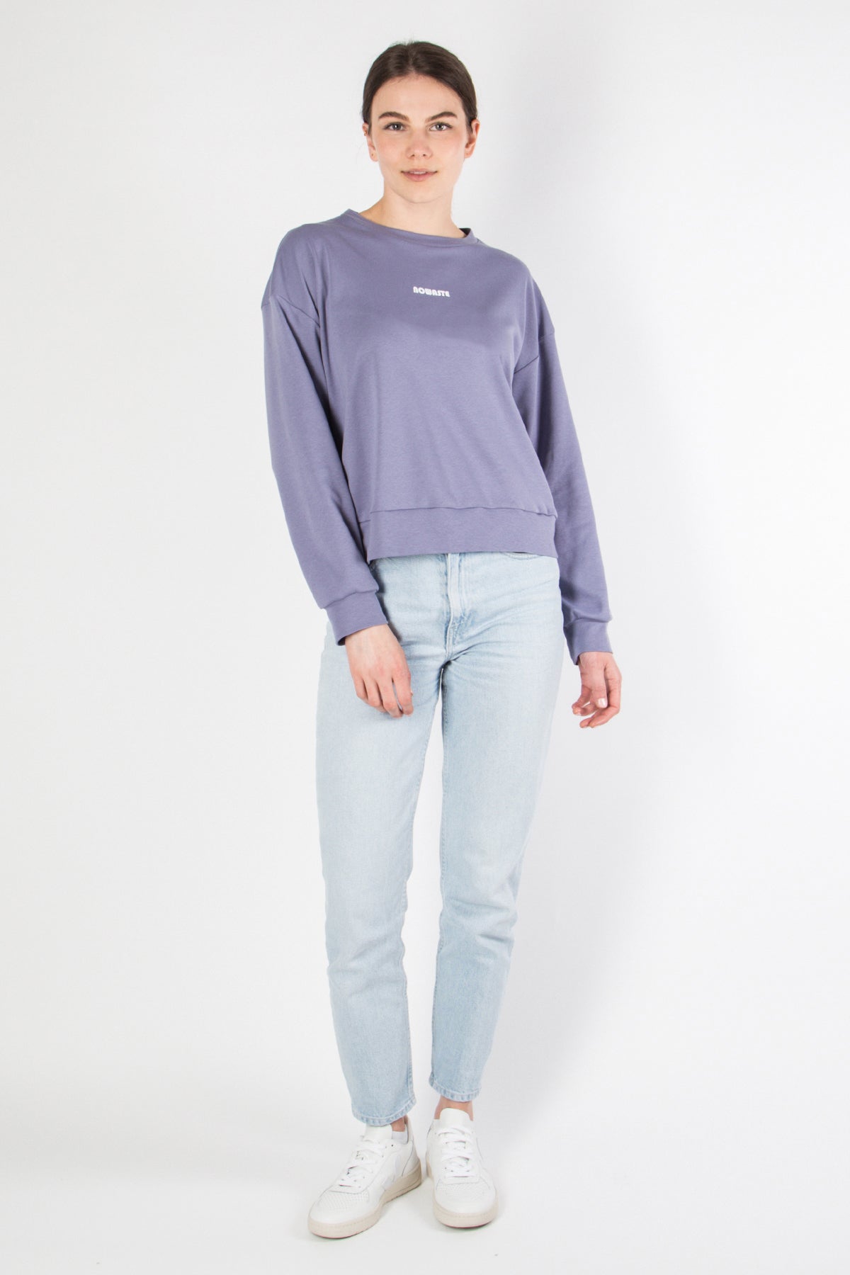 Phina Sweater Cropped - purple