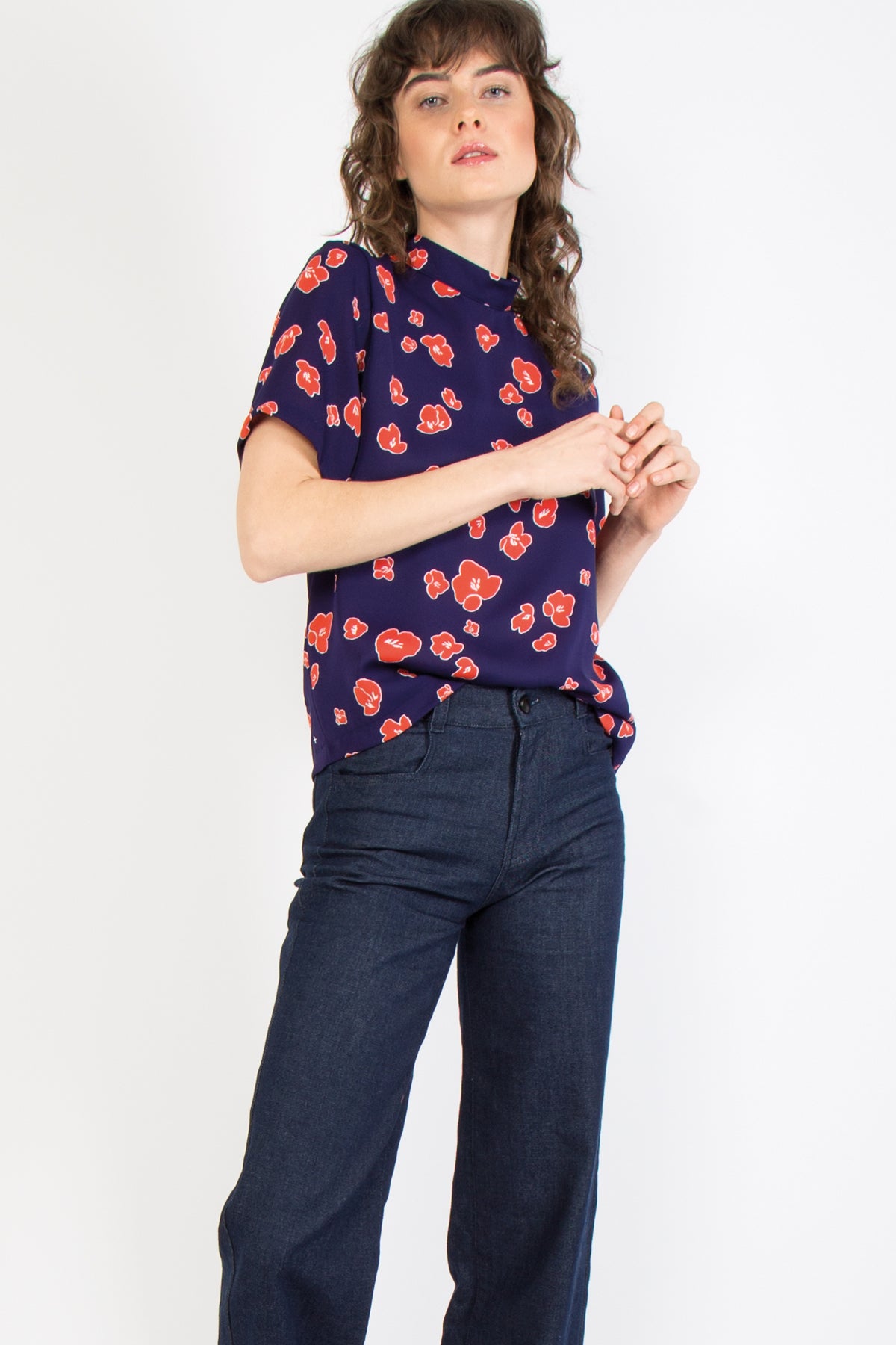 LEJA SHIRT - BLUMEN