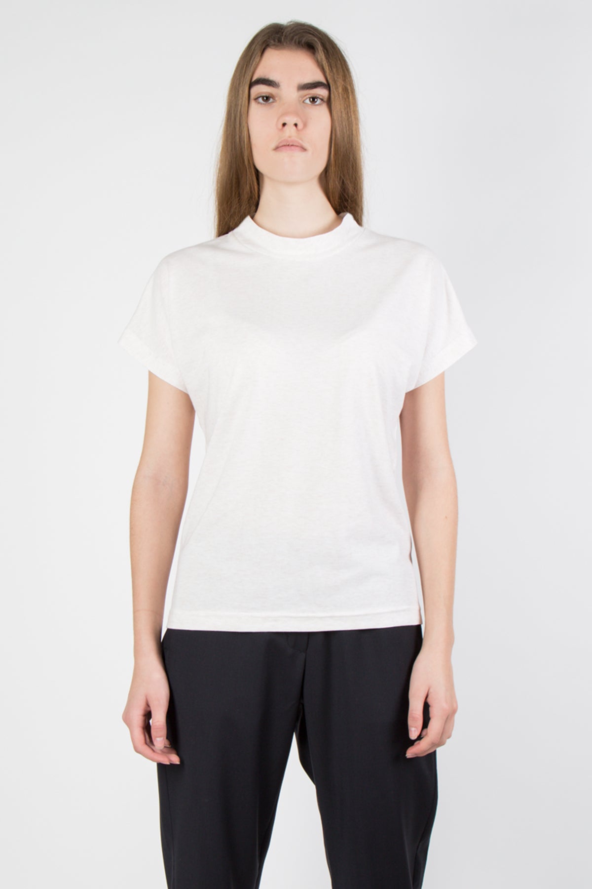 Juna Highneck Tee - offwhite